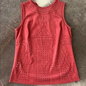 Max studio suede top